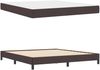 vidaXL Boxspringbett mit Matratze Dunkelbraun 180 x 200 cm Stoff 3398510 Bild 5