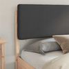 vidaXL Bettgestell mit gepolstertem Kopfteil Dunkelgrau 180 x 200 cm 3398145 Bild 3
