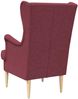 vidaXL Sessel Weinrot Stoff 42029858 Bild 4