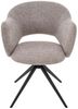 OTTO home Esszimmerstuhl Fynnjard (Set, 2 St), mit schwarzen Metallbeinen, Drehfunktion, Webstoff Bezug Bild 3