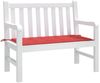 vidaXL Gartenbank-Auflage Rot 120x50x4 cm Oxford-Gewebe 43210 Bild 3