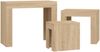 vidaXL Satztische 3-tlg. Sonoma-Eiche Holzwerkstoff 808543 Bild 5
