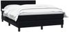vidaXL Boxspringbett mit Matratze Schwarz 160x210 cm Samt 3316217 Bild 3