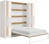 Vente-unique - RAPILI Bett Holz, Platte BeigeWeiß - B 51,2 cm239,2 cm x H 225,2 cm x L 259 cm Bild 3