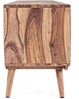 TV-Board Tankela aus Sheeshamholz, modern, natur, 145 cm, mit Türen und Fachböden, Bizzotto Bild 4