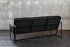 KAWOLA Sofa ARLY Polsterbank Bezug Velvet schwarz 80 x 77 x 173 cm Bild 5