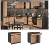 Küchenunterschrank R-Line Goldkraft Eiche 80 cm J-Shape, ohne Arbeitsplatte Vicco Bild 2