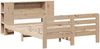 vidaXL Massivholzbett ohne Matratze 135x190 cm Kiefernholz 3309896 Bild 3