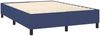vidaXL Boxspringbett mit Matratze Blau 140x200 cm Stoff 3141863 Bild 4