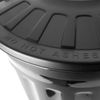 BigDean 2 Stück wetterfeste Universaltonne mit Deckel Schwarz und 2 Tragegriffen + Clip Verschluss auch als Mülltonne – Regentonne und Futtertonne geeignet für Indoor + Outdoor geeignet Bild 4