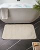 Badematte URLANA Cremeweiß 60 x 90 cm Mikrofaser Bild 3