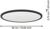 Eglo Deckenleuchte Rovito schwarz Ø 50 cm Bild 5
