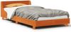 vidaXL Massivholzbett ohne Matratze Wachsbraun 100x200 Kiefernholz 850736 Bild 2