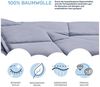 Dailydream Therapie Gewichtsdecke aus Baumwolle, 6Kg für Erwachsene,135x200cm, Grau Bild 4