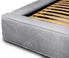 Polsterbett Doppelbett OMAHA 160x200cm Komplettset Stoff Euphoria Hellgrau Bild 5