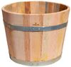 Temesso Pflanzkübel Kübel NATUR, Pflanzkübel aus Kastanienholz, 30 bis 60 cm Durchmesser Bild 3