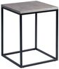 Beistelltisch Tisch SOMA 40x40 cm Dekor Keramikoptik Gestell schwarz Bild 2