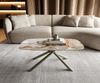 Couchtisch Edge Boot 100x50 cm Keramik Minas Melange Sarity Metall Effektfinish Titan Bild 2
