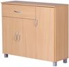 Kommode Sideboard - AMIRA - Buche 90 x 75 cm mit 3 Türen + 1 Schublade Bild 3