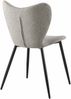 Esszimmerstuhl COLON - Stoff Grau 50x58x80 cm | Essstühle Esszimmerstühle Küchenstühle Wohnzimmerstühle Bild 4