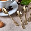 6 Stück Espressolöffel, Farbe Gold Bild 2