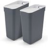 Curver 'Ready To Collect' Mülleimer, Kunststoff, Dunkelgrau, 30 Liter Bild 5