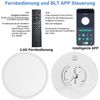 MUPOO Deckenleuchte LED Deckenleuchte Dimmbar mit Fernbedienung,Deckenlampen Wohnzimmer, Modern,28W/38W,mit App-Steuerung Bild 4