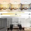 MUPOO Deckenleuchte LED Deckenleuchte Dimmbar mit Fernbedienung,Deckenlampen Wohnzimmer, Modern,28W/38W,mit App-Steuerung Bild 3