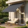 Klemmmarkise Stem 250x120x220-309 cm Grau [pro. tec] Bild 5