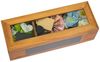 SURPRISA Geschenkbox Schotter-Schatulle Geldgeschenk, aus Pinienholz, 3 Fächer, Geschenk zur Hochzeit, Geburtstag usw. Bild 2