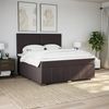 vidaXL Boxspringbett mit Matratze Dunkelbraun 180x200 cm Stoff 3291743 Bild 3