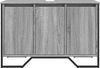 vidaXL Waschbeckenunterschrank Grau Sonoma 91x35x60 cm Holzwerkstoff 848662 Bild 4