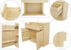 Sideboard Holzkommode mit 2 Schubladen u. 2 Türen Kiefer natur 90.50-21 Bild 4