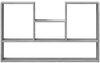 vidaXL Wandregal Grau Sonoma 99x15x60 cm Holzwerkstoff 853241 Bild 4