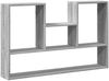 vidaXL Wandregal Grau Sonoma 99x15x60 cm Holzwerkstoff 853241 Bild 2