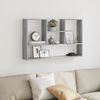 vidaXL Wandregal Grau Sonoma 99x15x60 cm Holzwerkstoff 853241 Bild 3