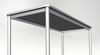 Kerkmann Schreibtisch Prime 160x80x75 cm m. Anbautisch 100x60 cm 4 Bein-Gestell alusilber Anthrazit Bild 3