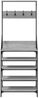 vidaXL Kleiderständer mit Schuhablage Grau Sonoma 70x34x184 cm 837875 Bild 4