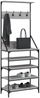 vidaXL Kleiderständer mit Schuhablage Grau Sonoma 70x34x184 cm 837875 Bild 3