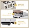 TWSOUL Couchtisch Höhenverstellbarer Couchtisch mit Steckdosen & Stauraum, 3-in-1 Wohnzimmertisch, Versteckter Stauraum,100×48 cm Bild 4
