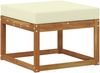 vidaXL Outdoor-Sofagarnitur mit Kissen 7 pcs Natur und Creme 3366708 Bild 4