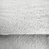 Kuschelige Decke 270x230 cm Fleecedecke Wohndecke aus Polyester Tagesdecke Grau Bild 2