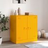 vidaXL Sideboard Senfgelb 67x39x73 cm Stahl 841676 Bild 3