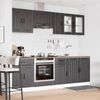 vidaXL 8-tlg. Küchenschrank-Set Kalmar Schwarz Holzwerkstoff 3314832 Bild 3