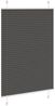 vidaXL Plissee Schwarz 95x100 cm Stoffbreite 94,4 cm Polyester 4015125 Bild 3