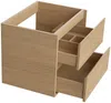 Vente-unique - Waschbeckenunterschrank hängend - 60 cm - Eichenholzfurnier - MILIPAM Bild 5