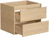 Vente-unique - Waschbeckenunterschrank hängend - 60 cm - Eichenholzfurnier - MILIPAM Bild 4