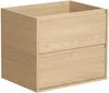 Vente-unique - Waschbeckenunterschrank hängend - 60 cm - Eichenholzfurnier - MILIPAM Bild 3