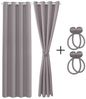 Cozyor Verdunkelungsvorhang 2er-Set inkl. 2 Magnethalter, thermoisolierend, Gardinen blickdicht (2 St), Ösen, verdunkelnd, Mikrofaser Polyester, Gardinen Thermo Vorhang 175x135 Wohnzimmer, Schlafzimmer, Kinderzimmer Bild 4