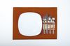 Platzdeckchen Tischset orange 32,5x45 cm PVC Polyester abwaschbar Platzmatte Tischunterlage moderne Tischmatte für Küche und Esszimmer Bild 2